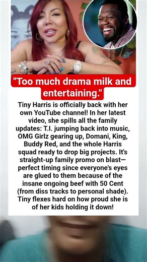 Tiny Harris Drop Amid 50 Cent's Wild Beef! #shorts #50cent #hiphop #rap