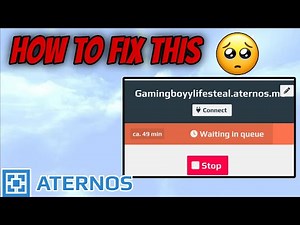 How to fix Aternos waiting in Queue problem | Waiting in Queue issue in Aternos