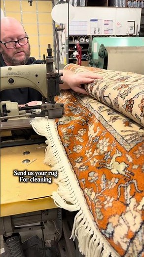 Fixing Damaged Rug Fringe (Satisfying Repair)