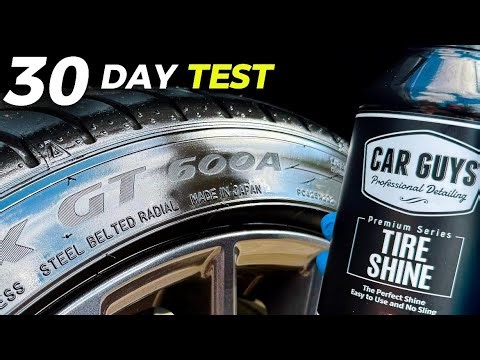 The Best Tire Shine? (30 Day Real-World Test)