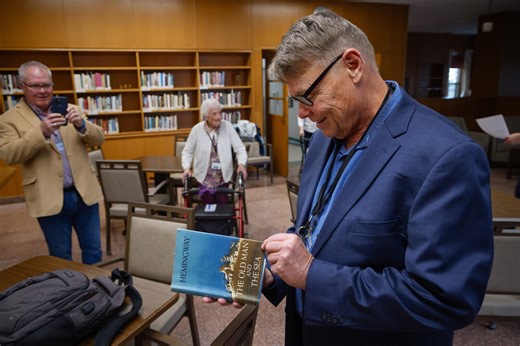 Days before he died, Ernest Hemingway gifted a signed book to a Mayo nurse. Now it's headed to a museum