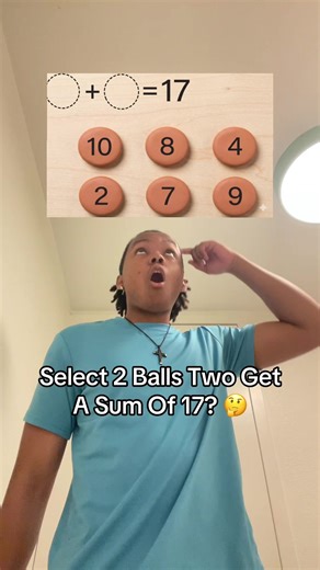 Select Two Balls to Get a Sum of 17