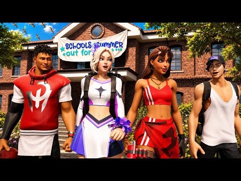 Fortnite Roleplay SUMMER VACATION! (Schools Out?!) (A Fortnite Short Film) {PS5}