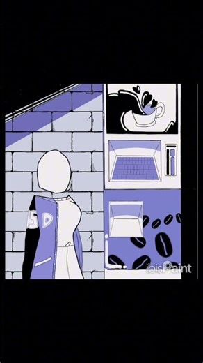 Speed paint! ❤️ #ibispaintx #videoshort #trendingshorts Anomaly coffee machine