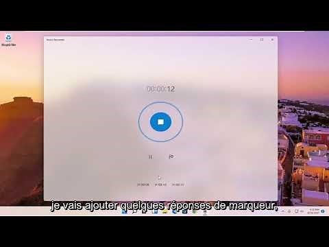 Enregistreur vocal de Windows 11