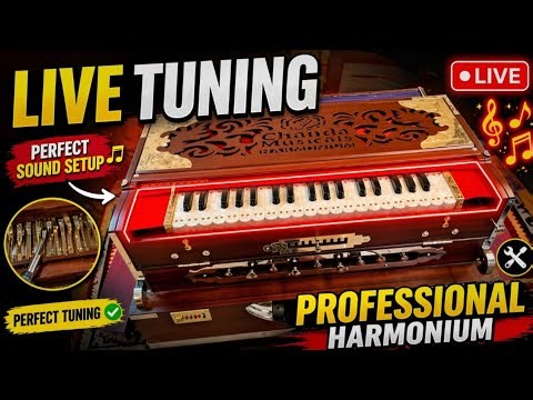 Harmonium Tuning Live 🔴 | Professional Harmonium Repair & Perfect Sound Setup 🎶