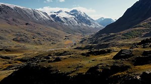 Stock Video Aerial View Of Ladakh Mountain Landscape Live Wallpaper for PC
