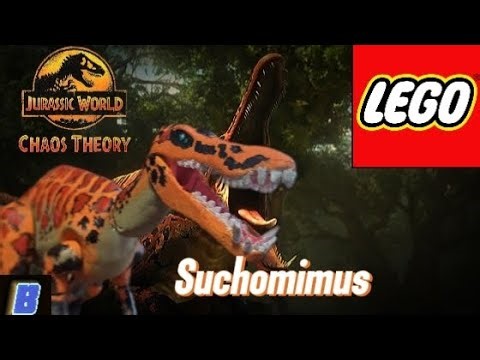 LEGO CUSTOM SUCHOMIMUS JURASSIC WORLD CHAOS THEORY |Jurassic World Chaos Theory
