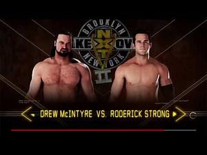 WWE 2K18 - Roderick Strong Vs Drew McIntyre