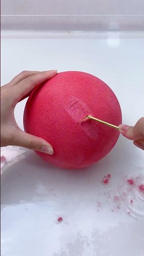 ASMR DIG A MYSTERY FUFUSQUISHY RED BALL KIT!!