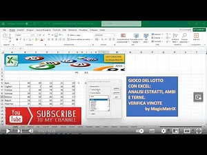 Lottomatrix: gioco del Lotto con Excel