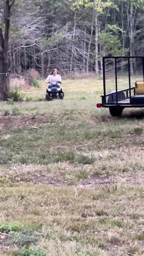 Sarah Ellis testing the “kids” four wheeler…. | John Andrew Ellis