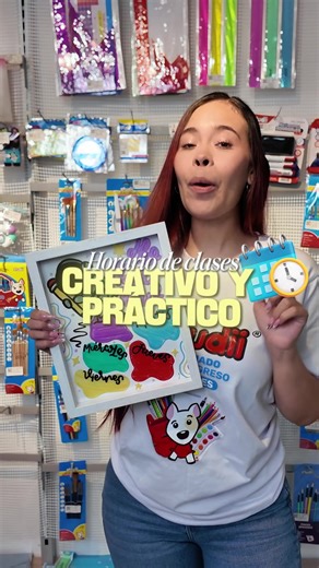 Horario de clase creativo y fácil para tu regreso a clases 😍😍 #horario #creativo #escuela #cuadro #marcarcuaderno