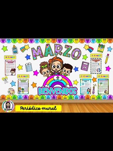 Periódico Mural de Marzo 2025: Ideas y Recursos Creativos