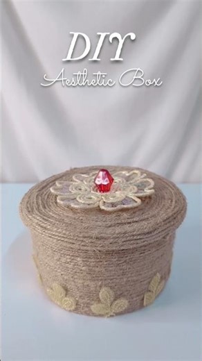 Cute Aesthetic Box ||#shorts #ytshorts #diy #artandcraft #aestheic #handmade