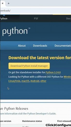 How to Install Python 3.14 on Windows 11 | Step-by-Step Python Installation Guide #python #shorts