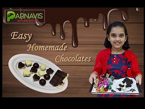 Homemade Chocolates | Chocolate Compounds | Easy to make Chocolate Recipe |