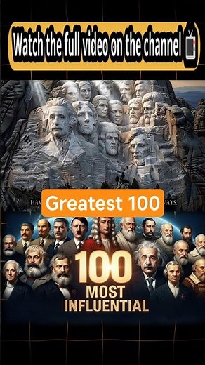 The Top 100 Most Influential People in Human History – From Least to Greatest!