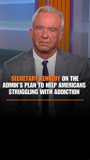 FOX & Friends on Instagram: "HHS Secretary Kennedy sheds light on the Trump administration’s plan to help Americans struggling with addiction make a full recovery. “It is not a MORAL FAILURE. It is a DISEASE.”"