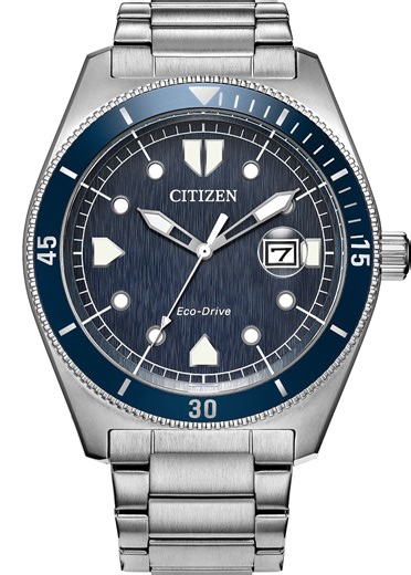 Citizen Eco-Drive Terra Force Watch 43mm with Blue Dial - AW1886-59L