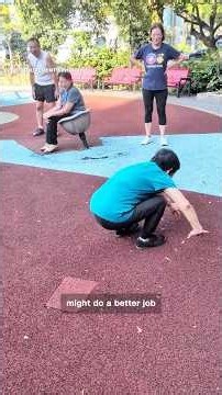 Seniors practice parkour in Singapore