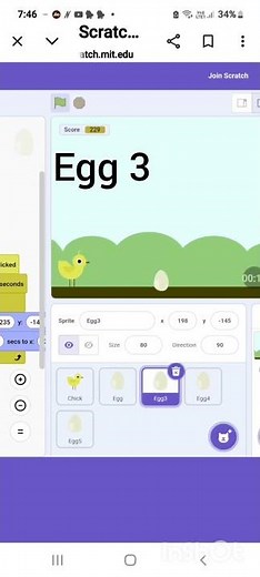 scratch tutorial make your own game on scratch 3.0 oin google