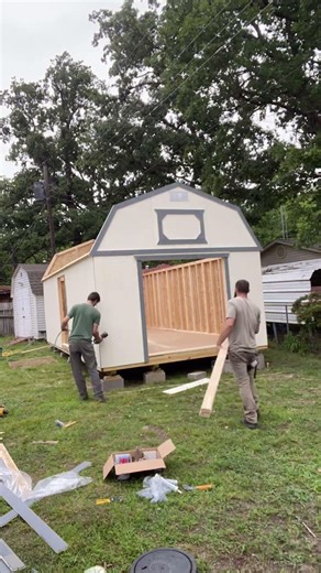 12x24 backyard shed #timelapse #building #shed #KOTR