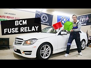 MERCEDES W204 BCM Body Control Module Fuse Relay Location Replacement C250 C300 C180 C200 C220 C280