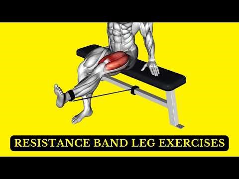 Best Resistance Band Leg Exercises for Strength & Tone