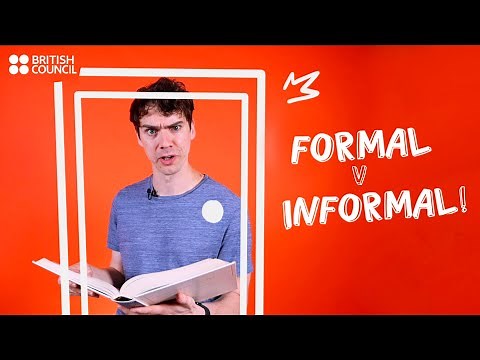 Differences between formal and informal English - A Mini English Lesson