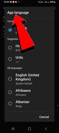 YouTube language settings #shortvideo #youtubeshorts #youtubesettings