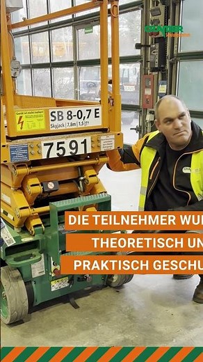 Die erste IPAF-Schulung in 2026