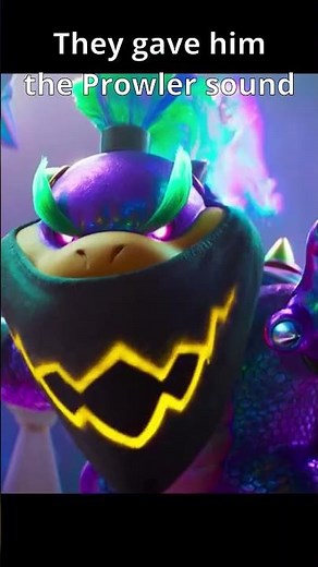 They gave bowser jr the prowler sound effect. #shorts
