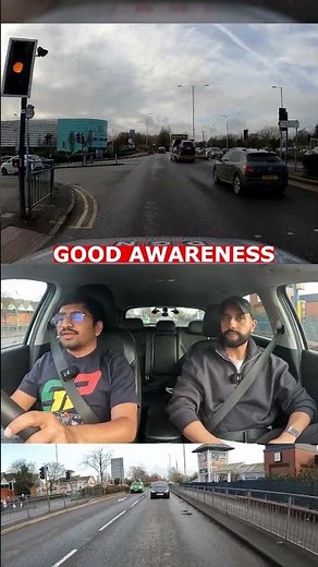 GOOD AWARENESS BY LEARNER DRIVER #driving