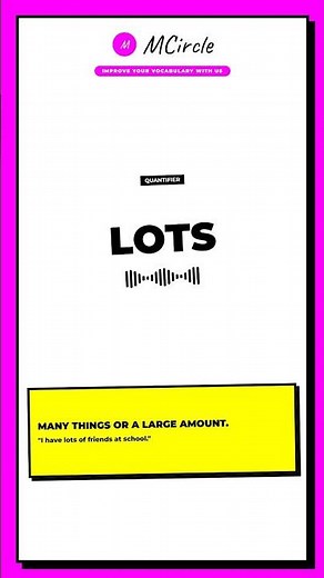 Learn English: What is Lots? | Vocabulary Shorts
