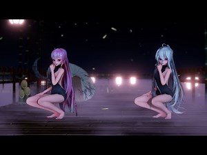【MMD】LAYSHA「레이샤」（Chocolate Cream）Haku×Luka【Virgin Killer Sweater】