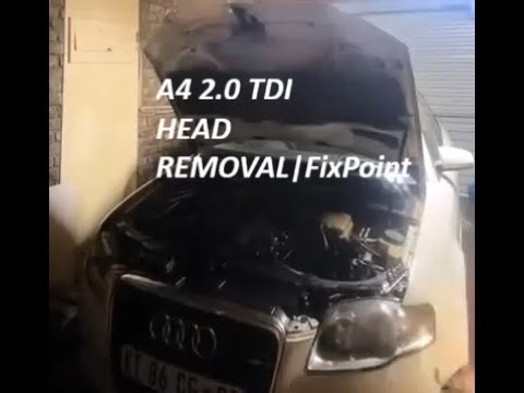 Audi A4 2 0 TDI Full Head Removal Timelapse FixPoint