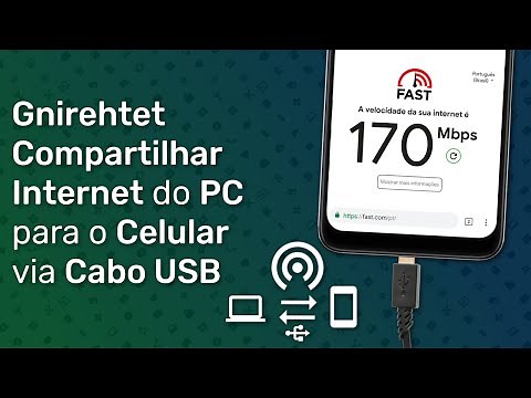 Gnirethet - Compartilhe a Internet do seu Computador para o Celular via Cabo USB!