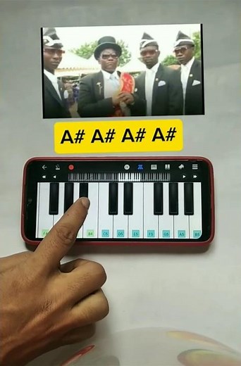 Easiest piano tutorial | Coffin dance | Piano tutorial | #viral #shots