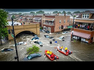 Flash Flood Chaos in Chicago! Entire Neighborhoods Underwater in Illinois