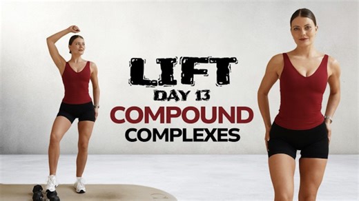 Olivia Lawson丨LIFT丨Day 13丨35分钟全身力量训练丨哑铃复合组