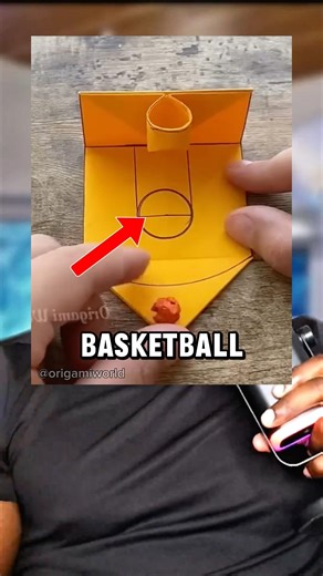 This Origami Basketball Game is Insane 😳