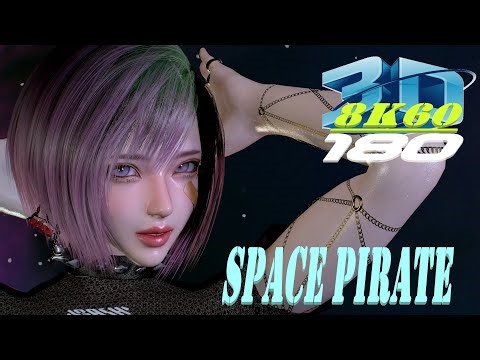 Pirate Dance, Experience 8K 3D VR180, Song - Space Pirate Groove, MMD, VaM, kpop, ダンス, 3DVR, 8K60F