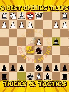 4.2K views · 177 reactions | 6 BEST OPENING TRAPS | TRICKS & TACTICS #ChessMaster | Chess Master | Facebook