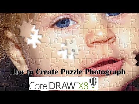 How to Create A Puzzle Photograph in CorelDraw X8 Tutorial