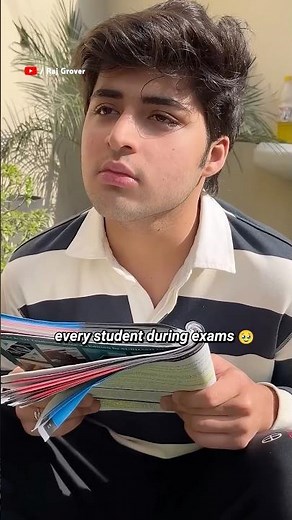 every student during exams 🥹 ‪@RajGrover005‬