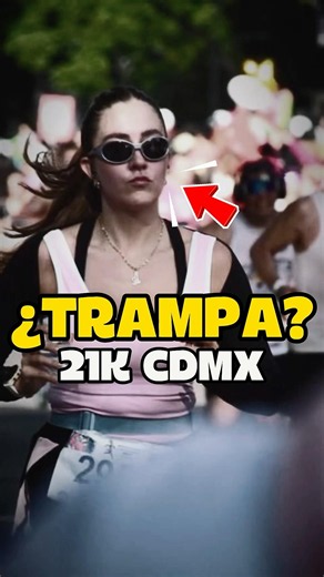 Alexa Navarro at the CDMX Half Marathon🏃🏼‍♀️🏃🏼 #21KCDMX #runningcommunity #cheating