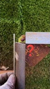 Great ideas and tricks for cutting 90° bent metal angles #tricks #metalwork #weld #idea