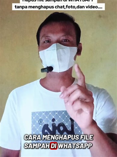 Hapus File Sampah di WA Tanpa Menghapus Chat