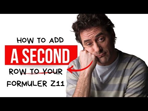 HOW TO ADD A SECOND ROW OF APPS ON FORMULER Z11 DEVICE